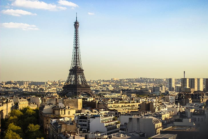 Paris Skyline with Eiffel Tower