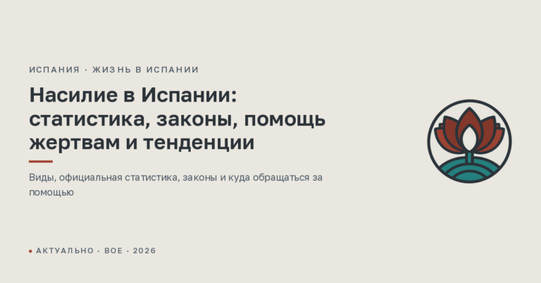 Насилие в Испании: статистика, законы, помощь жертвам и тенденции