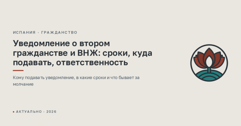 Уведомление о втором гражданстве и ВНЖ: сроки, куда подавать, ответственность