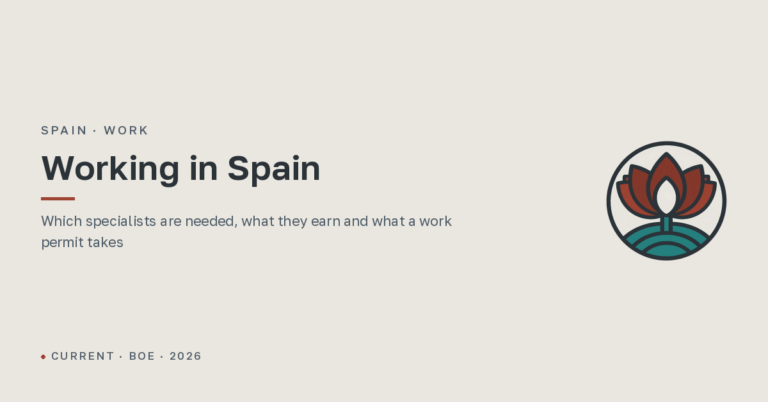 Working in Spain