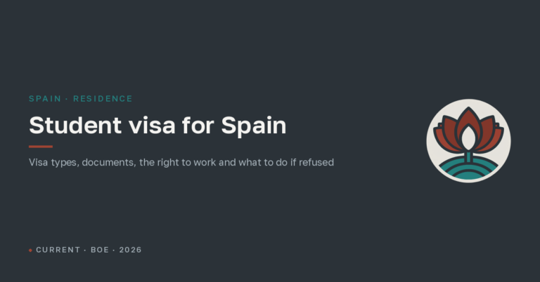 Student visa for Spain