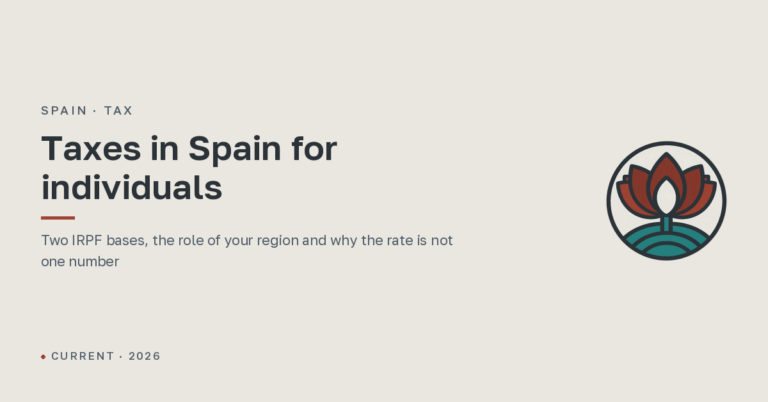 Taxes in Spain for individuals