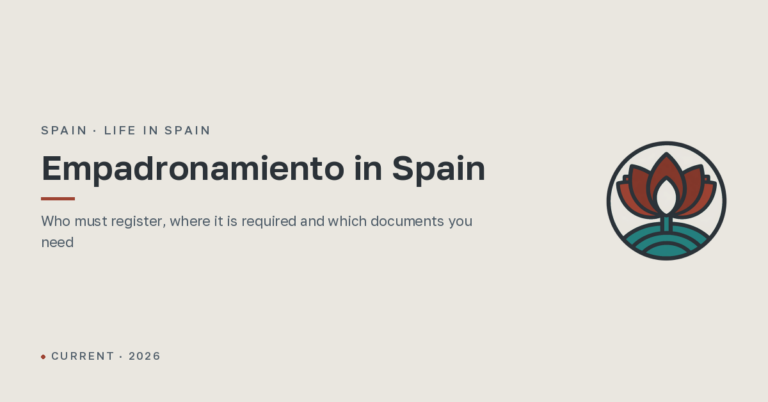Empadronamiento in Spain (municipal registration): a complete guide