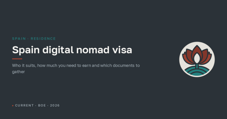 Digital nomad visa in Spain: how to get a residence permit in 2026
