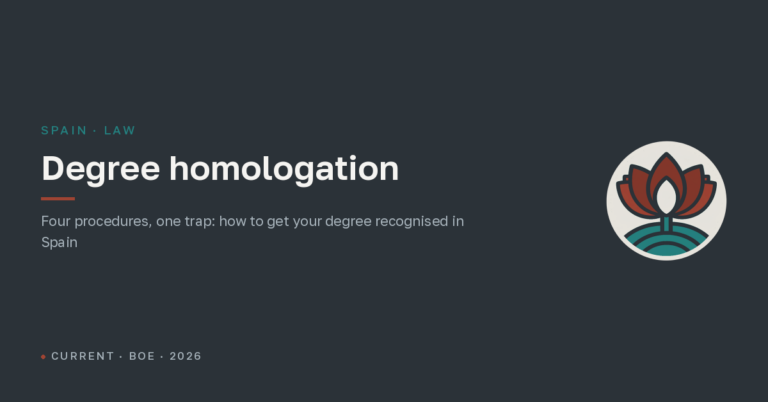 Degree homologation in Spain: who needs it, how much it costs and how long it takes
