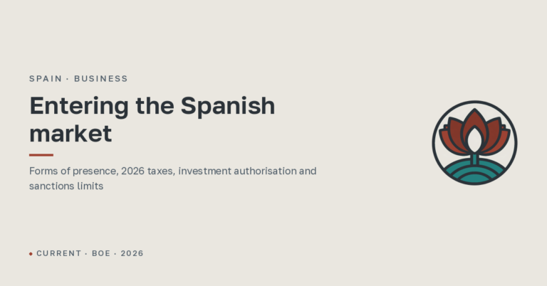 Entering the Spanish market: how a Russian company or startup can set up a business in 2026