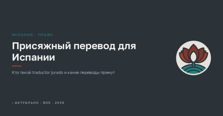 Присяжный перевод для Испании: кто такой traductor jurado и как сделать перевод