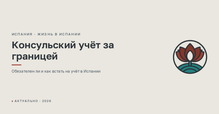 Консульский учёт за границей: обязателен ли, как встать в Испании и что меняет законопроект