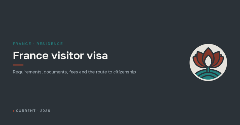 France visitor visa in 2026: residence for the financially independent
