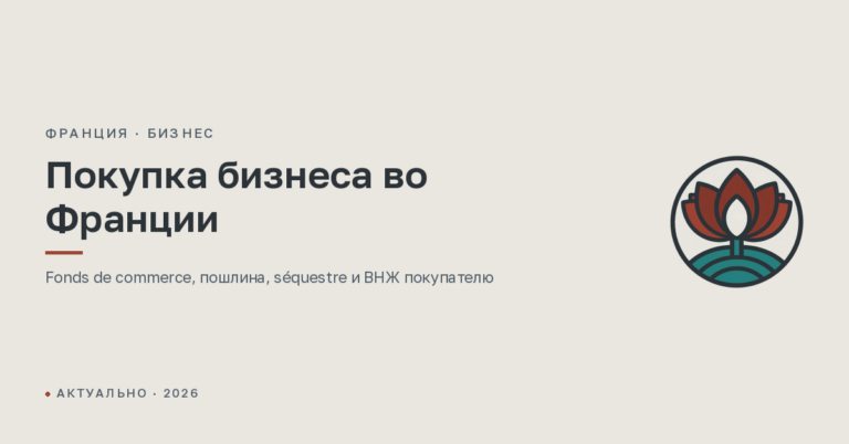 Как купить готовый бизнес во Франции: сделка, налоги и ВНЖ покупателю
