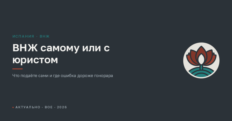 ВНЖ Испании самостоятельно или через юриста: что можно сделать самому