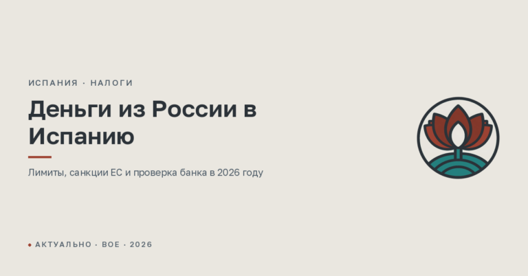 Как перевести деньги из России в Испанию в 2026 году: лимиты и проверка банка