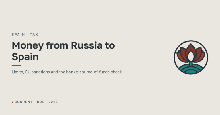 How to transfer money from Russia to Spain in 2026: routes, limits and bank checks