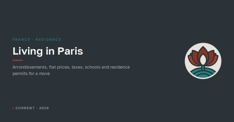Living in Paris: arrondissements, flat prices and moving in 2026