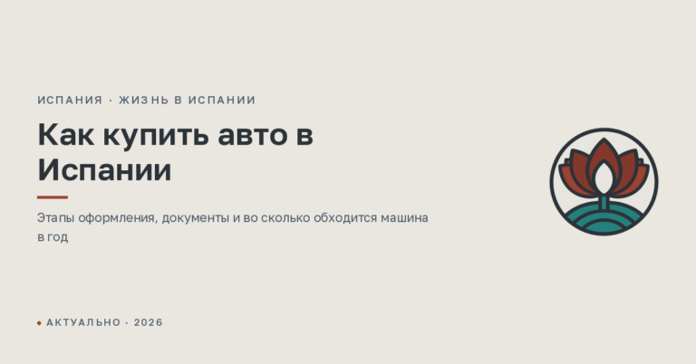 Как купить авто в Испании