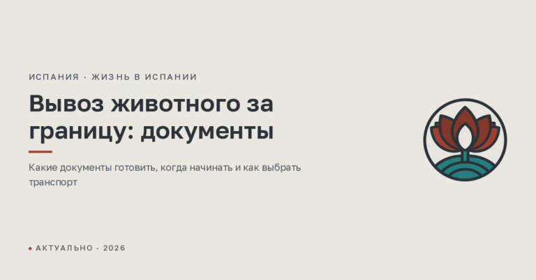 Вывоз животного за границу: документы
